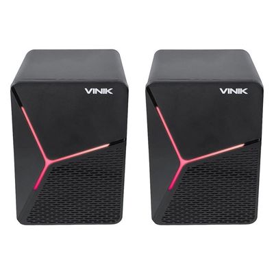 Caixa De Som Gamer Vinik Star 6w 2.0 Led Rainbow - Vspkg6wst