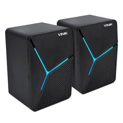 Caixa De Som Gamer Vinik Star 6w 2.0 Led Rainbow - Vspkg6wst