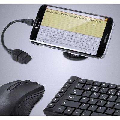 Adap Usb Femea Para M-usb Otg Ufmu-otg