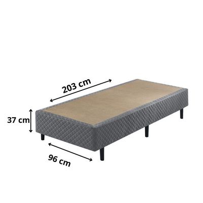 Base Box Ecoflex 0,96x2,03x0,25 Cinza
