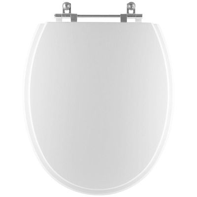 Tampa De Vaso Poliéster Spot Branco Para Bacia Deca