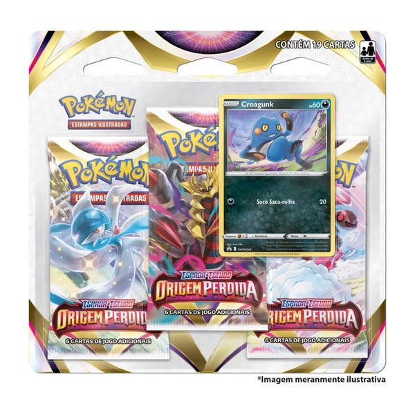 Blister Pokemon Copag Triplo - Item Sortido