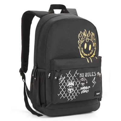Mochila Estampada No Rules 18" MJ42253 Seanite