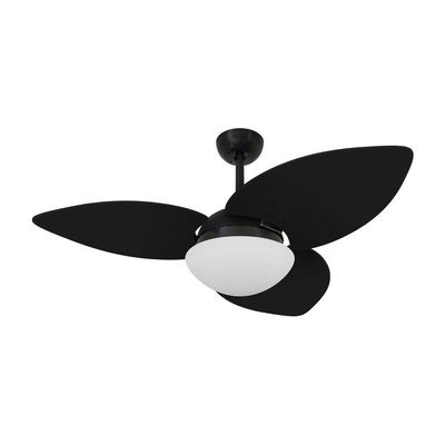 Ventilador De Teto Kovalski Nero 3 Pás Preto 127V 110V