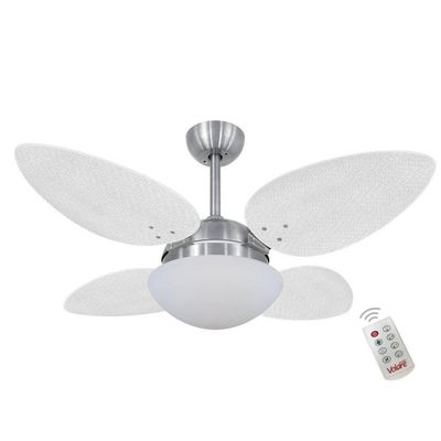 Ventilador Premium Branco 127V E Controle Remoto 110V