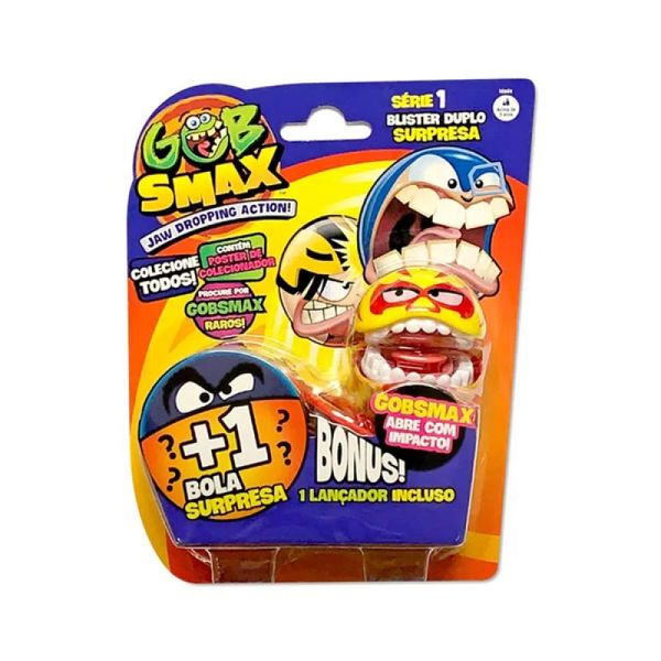 Figura Gobsmax Blister Duplo Surpresa S1 Macho - Copag