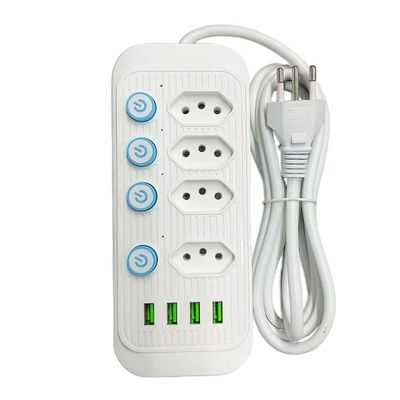 Filtro De Linha Com Usb 2.1a Extensao 4 Tomadas B-max 2m