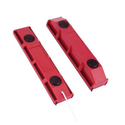 Limpa Vidros Magnético Porta Janelas Box Rodo Mágico Imã Vermelho