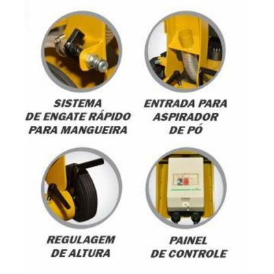 Politriz Buffalo 10'' Monofásica 230V 60Hz Motor 3HP 80360