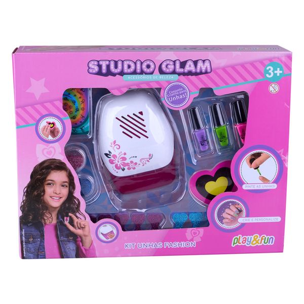 Kit Unhas Fashion Studio Glam CV244172PF