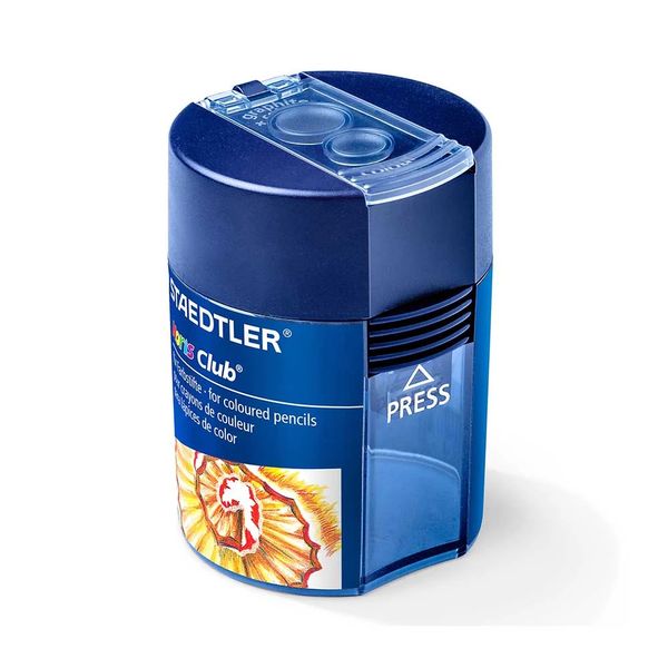 Apontador Staedtler Noris com Depósito e 2 Furos Apontador Staedtler Noris com Depósito e 2 Furos