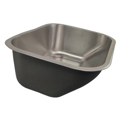 Tanque Lavanderia Lavar Roupa 30l Aço Inox Balcao Pia Com Valvula Sifao Limpeza Lavabo Casa