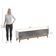 Rack Kappesberg 3 Portas Branco/Chumbo 180cm