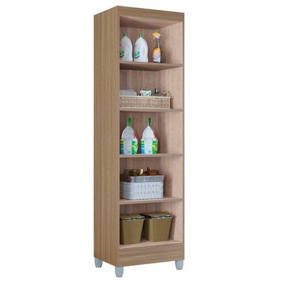 Armário Multiuso 52cm 2 Portas Muniz P11 Castanho - Mpozenato