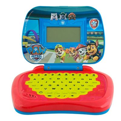 Kit Laptop Infantil Educativo Candide Patrulha Canina Bilíngue + 1 Fidget Spinner Sortido