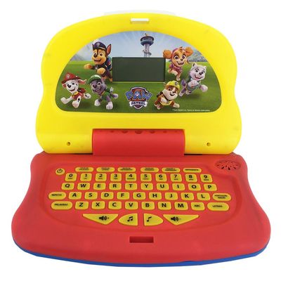 Kit Laptop Infantil Educativo Candide Patrulha Canina Adventure Tech Bilíngue + 1 Fidget Spinner Sortido