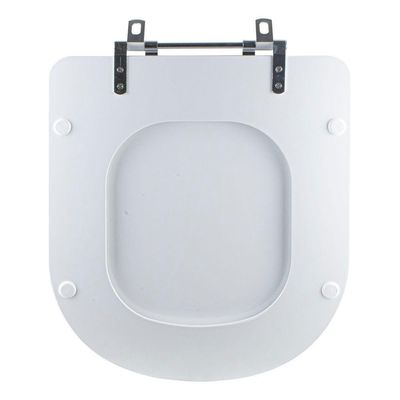 Tampa Vaso Sanitário Madeira Laqueada Vogue Plus Branco Para Bacia Deca