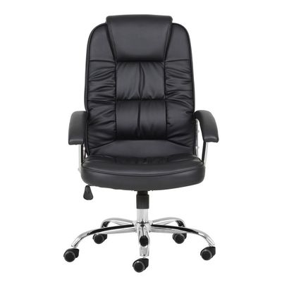 Conjunto com 2 Cadeiras de Escritório Presidente Giratórias Finland Preto