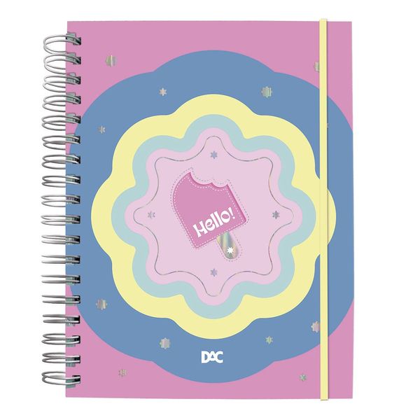 Caderno Colegial 1/4 DAC Smart Hello 80 Folhas Caderno Colegial 1/4 DAC Smart Hello 80 Folhas