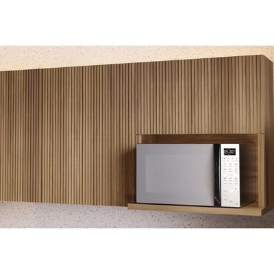 Cozinha Completa Rainha Gourmet 7 Peças (3 Aéreos + 1 Paneleiro + 3 Balcões) C6p37 Nature-verde - Nesher