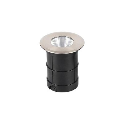 Embutido De Solo Led Taschibra Thin 3w Bivolt Prata 3000k Luz Amarela 15090369