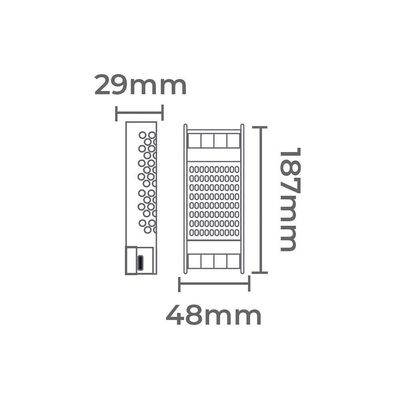 Fonte De Alimentação Chaveada Nordecor Dimerizável 12v 5a - 60w 127v Unica 7102
