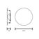 Arandela / Plafon Taschibra Luna 210 Led Bivolt Branco 2700k Luz Amarela 04030034-01