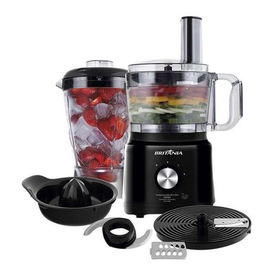 Multiprocessador De Alimentos Britânia All In One Bmp900p Preto 127v