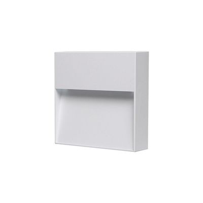 Balizador Taschibra Delta De Sobrepor Led 8w Bivolt Branco 3000k Luz Amarela 15060156