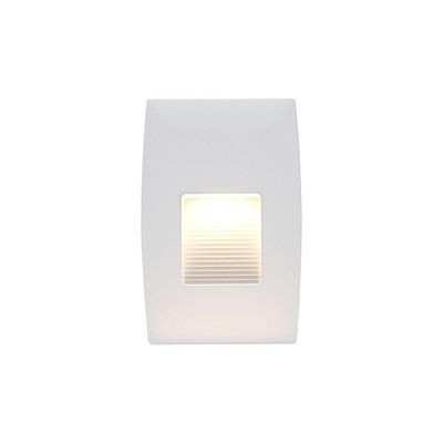 Balizador Taschibra Cine De Embutir Led 2w Bivolt Branco 3000k Luz Amarela 15060106