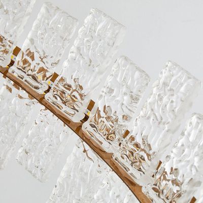 Lustre Pendente Nordecor Lowy 2762 80cm Dourado Brilho Led Bivolt