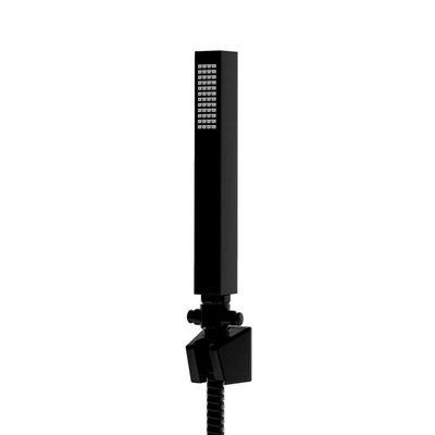 Chuveiro Lorenzetti Loren Quadra 1934 B16 De Parede Com Desviador Black Preto 7048688