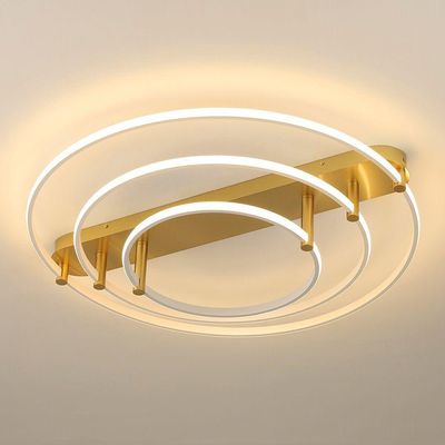 Plafon Skylight Listo 3106l Led Bivolt Branco/dourado