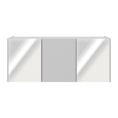Rack Tv Até 32 Polegadas Suspenso Com Espelhos Mp1077 Branco Branco