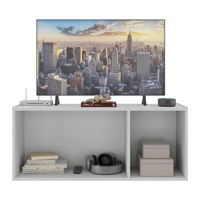 Rack Tv Até 32 Polegadas Suspenso Com Espelhos Mp1077 Branco Branco