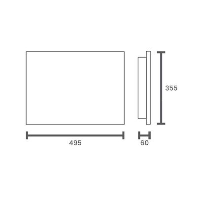 Refletor Taschibra Tr Led 500w Preto Bivolt 6500k Luz Branca 15030110-02