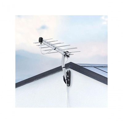 Antena Externa Aquario Log Para Tv 20 Elementos - Lu-20 Plus