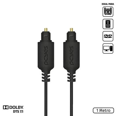 Cabo Optico Toslink Macho 1m - Pod-1