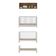 Berço 3 Em 1 Com Armário Aéreo 4 Portas Mp4140 Branco-rustic Branco-rustic