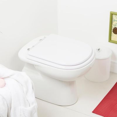 Tampa De Vaso Poliéster Vogue Plus Branco Para Bacia Deca 6lpf