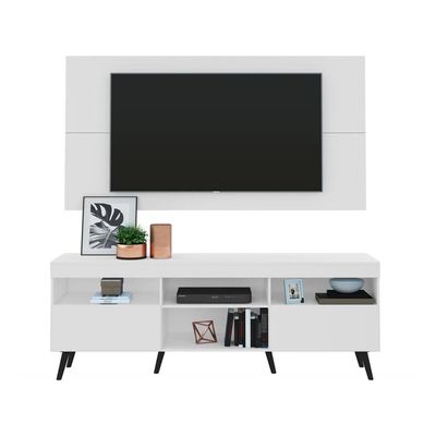 Rack Retrô Painel E Suporte Para Tv Até 65´´ Flórida Fg3134