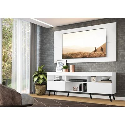 Rack Retrô Painel E Suporte Para Tv Até 65´´ Flórida Fg3134