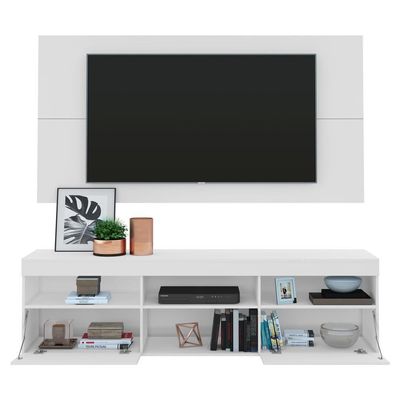 Rack com Painel Tv até 65" e 2 Portas Toronto Multimóveis