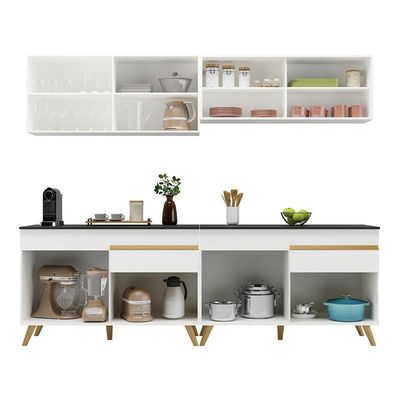 Cozinha Compacta Multimóveis Veneza Gw Fg3696 Branca