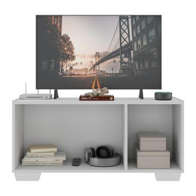 Rack Tv Até 32 Polegadas Com Espelhos Mp1079 Branco Branco