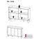 Aparador Buffet 4 Portas Vegas V3562 Rustic/Branco