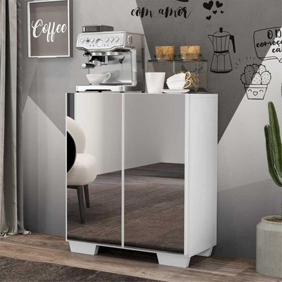 Aparador Buffet 2 Portas Vegas V3614 Branco Branco