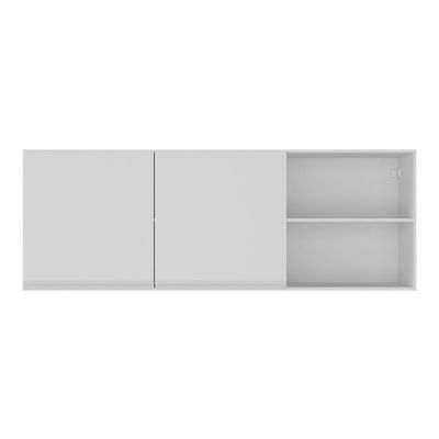 Armário De Cozinha Aéreo 150cm 2 Portas Veneza Multimóveis V3741 Branco Branco