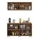 Conjunto Cantinho Do Café Armário E Aparador 4 Portas Multimóveis Mp1085 Rustic/branco Rustic/branco