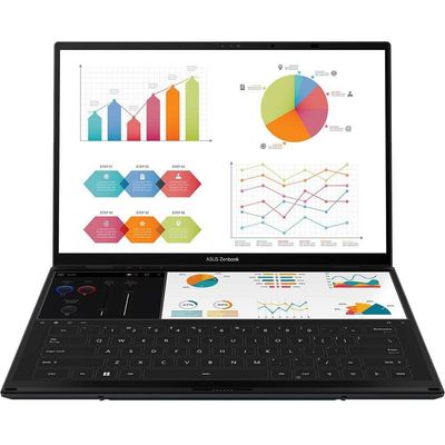 Zenbook Duo 14 Intel Core Ultra 9 285h Placa Arc Graphics Tela 14' Touch Ssd 1tb Nvme Ram 32gb Asus